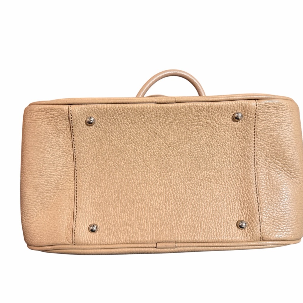 Burberry Calfskin Leather Beige Leather Handbag - Picture 9 of 9